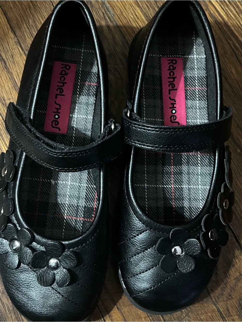 Rachel Zoe Big Girl's Sara Mary Jane Flat Black Size 2 uniform school dress